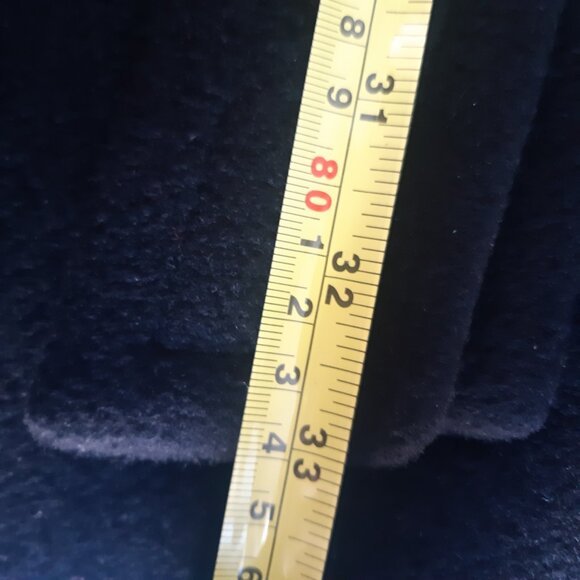 Regency Neiman Marcus 100% Cashmere Full Length Black Maxi Overcoat SZ 8 1970s - Picture 15 of 16